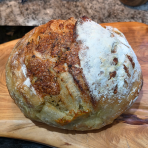 🌿🧀 Pesto & Mozzarella Sourdough Loaf