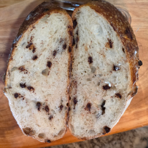 🍫✨ Mini Chocolate Chip Sourdough Loaf