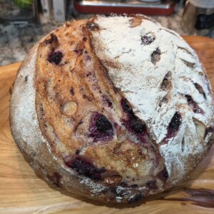 🍇 Blackberry Walnut Sourdough Loaf
